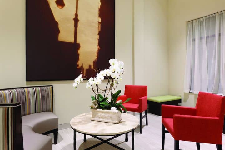 Lobby sitting area